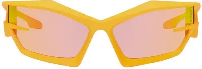 Givenchy Orange Giv Cut Sunglasses In Matorange/smoke Mi