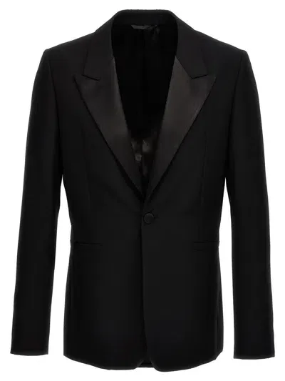 Givenchy 'peack Lapel' Blazer In Black