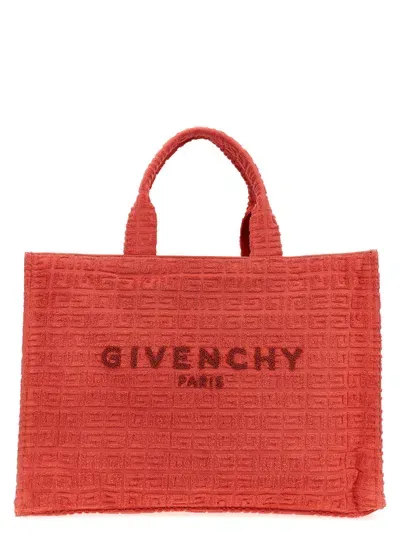 Givenchy Plage Medium Capsule G-tote Shopping Bag In Red