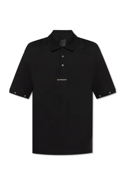 Givenchy Polo With Logo In Black