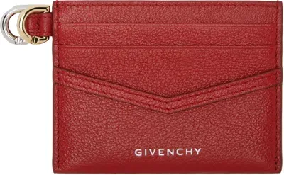 Givenchy Red Voyou Card Holder