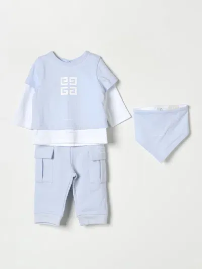 Givenchy Babies' Strampler  Kinder Farbe Hellblau