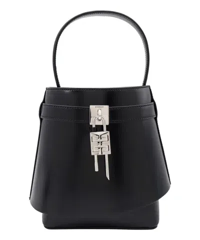 Givenchy Shark Lock Bucket Bag In Black