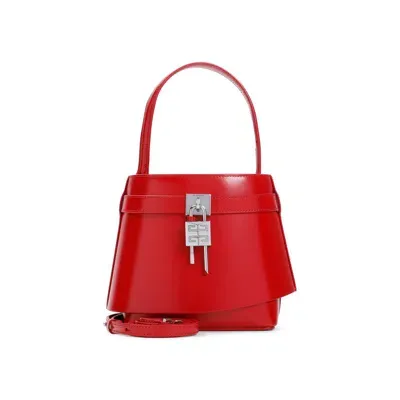 Givenchy Shark Lock Top Handle Bag In Red