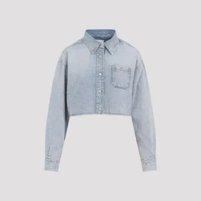 Givenchy Shirt 34 In  Ice Blue