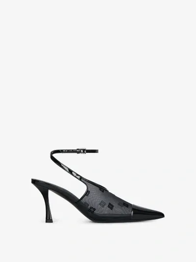 Givenchy Show Slingbacks In 4g Mesh In Black