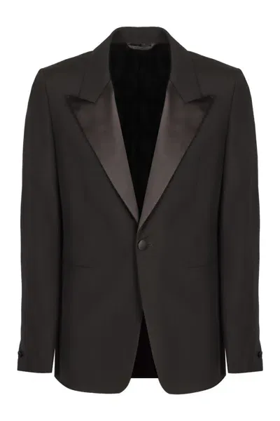 Givenchy Single-breasted One Button Jacket In Black