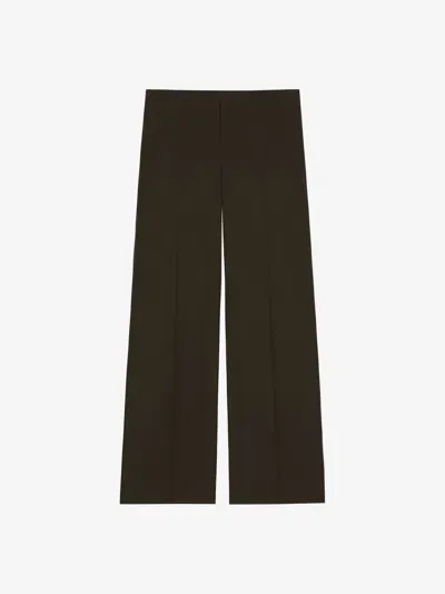 Givenchy Tailored Pants In Wool In Green