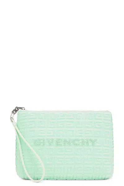 Givenchy Travel Pouch In Aqua Green