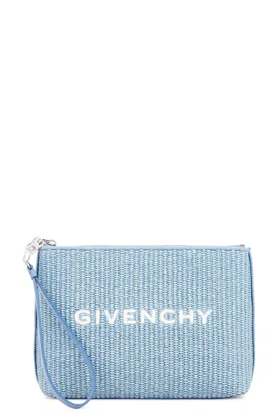 Givenchy Travel Pouch In Denim Blue