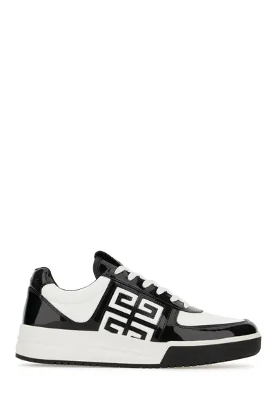 Givenchy Two-tone Leather G4 Sneakers In 004