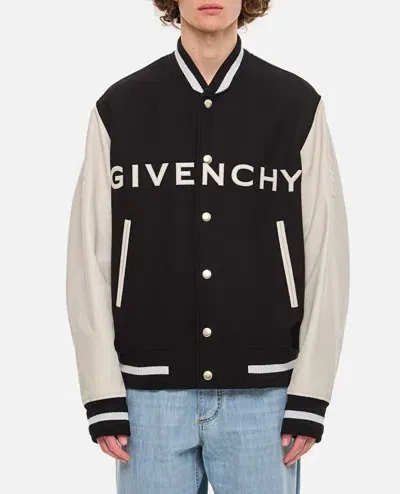 Givenchy Varsity Jacket In Black