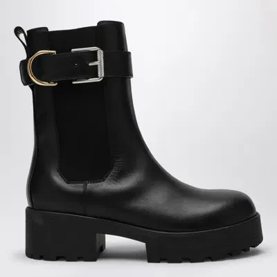 Givenchy Voyou Black Leather Ankle Chelsea Boot