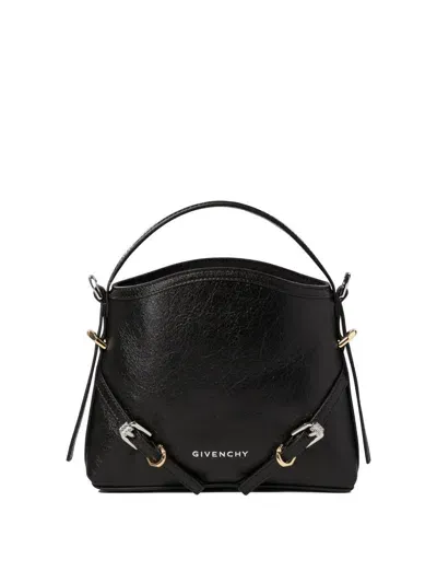 Givenchy Voyou Nano Shoulder Bags In Black