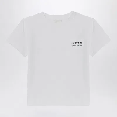 Givenchy Kids' White Cotton T-shirt With Logo