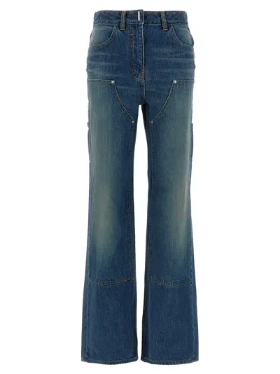 Givenchy 'wide Leg' Jeans In Blue