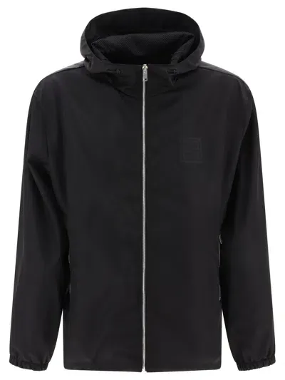 Givenchy Windbreaker Jacket With Logo In Black