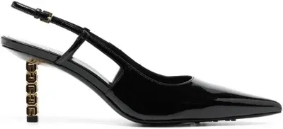 Givenchy G Cube 80mm Patent-leather Pumps In Black