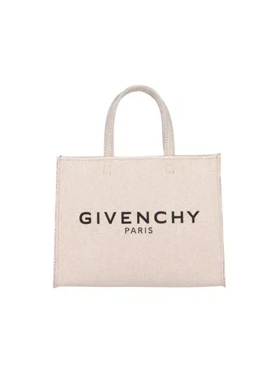 Givenchy Logo Tote Bag In Cream