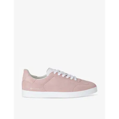 Givenchy Logo Debossed Town Sneakers In Pink