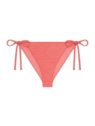 Givenchy Women's Plage 4g Bikini Bottom In Coral