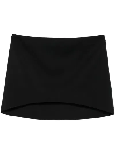 Givenchy Wool Mini Skirt In Black