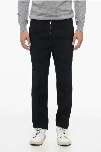 Givenchy Wool Slim-fit Pants With Drawstrings