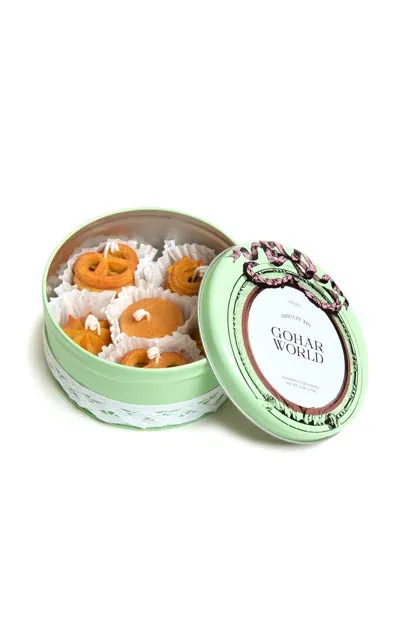 Gohar World Candle;  Biscuit Tin In Multi