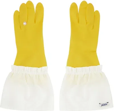 Gohar World Yellow Host Gloves In Pink