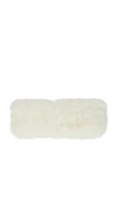 Goldbergh Froid Faux Fur Headband In Gray