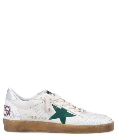 Golden Goose Ball Star Low-top Sneakers In White