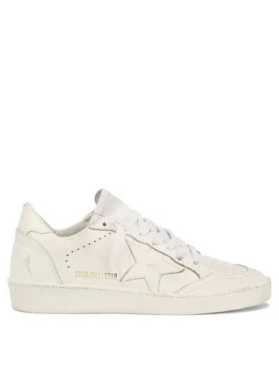 Golden Goose "ball Star" Sneakers In White