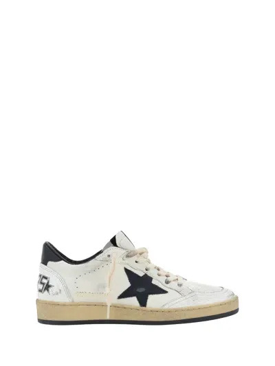 Golden Goose Women's Ball Star Low Top Sneakers In White/black