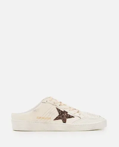 Golden Goose Ballstar Sabot Sneakers In White