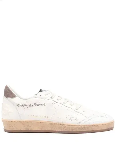 Golden Goose Ballstar Leather Sneakers In Multi