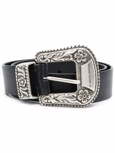 Golden Goose Belt In Black