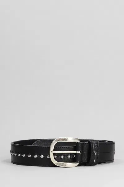 Golden Goose Belts In Black Leather