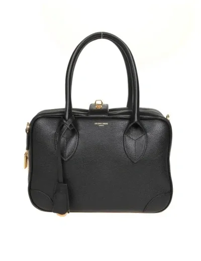 Golden Goose Black Leather Trunk Bag