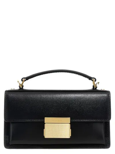 Golden Goose Black Venezia Small Satchel Bag