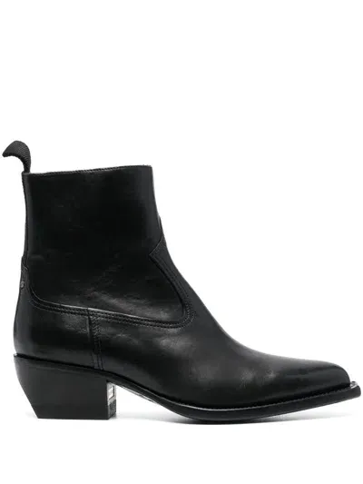 Golden Goose Boots In Black