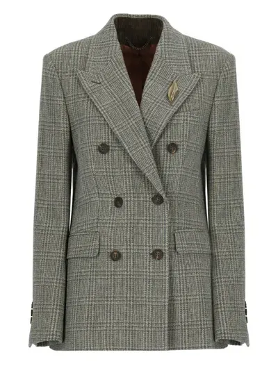 Golden Goose Journey Grey Wool Blazer