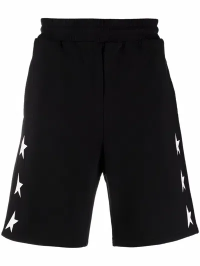 Golden Goose Cotton Shorts In Black