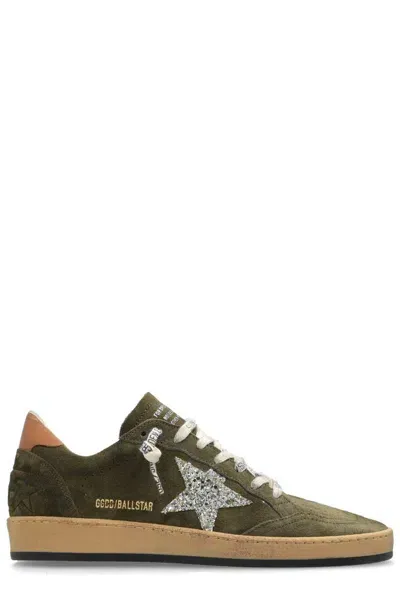 Golden Goose Deluxe Brand Ball Star Lace In Green