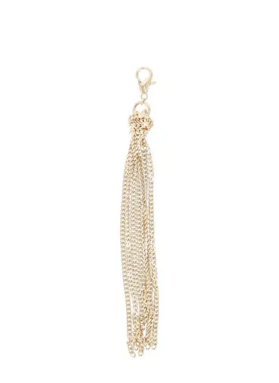 Golden Goose Deluxe Brand Chain Tassel Keyring In Red