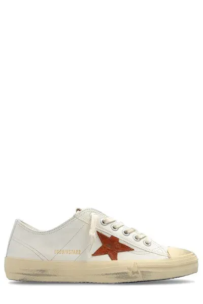 Golden Goose Deluxe Brand V In Beige