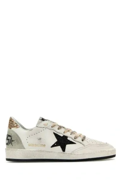 Golden Goose Leather Sneakers In Multicolor