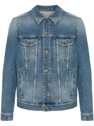 Golden Goose Denim Jacket In Blue