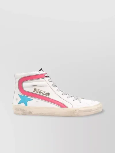 Golden Goose Slide High-top Sneakers In White