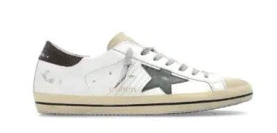 Golden Goose Flat Shoes In White