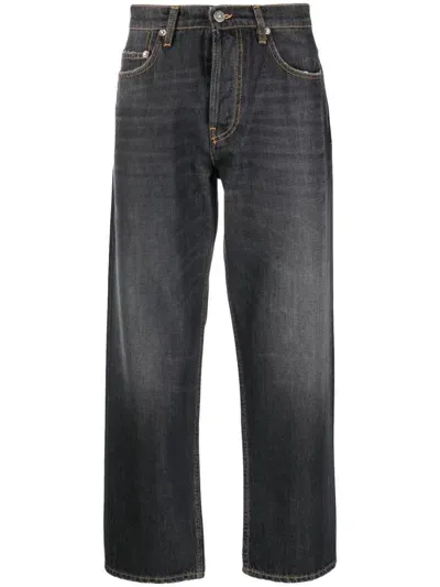 Golden Goose Golden Denim Cotton Jeans In Black